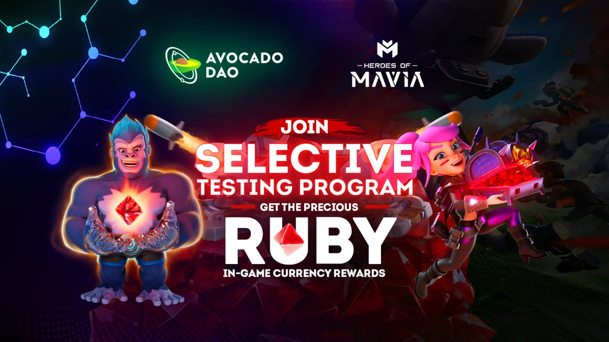 Heroes, assemble! 🛡 Join the Mavia Testing Crusade & earn AXP & Ruby!  Embark on a quest for glory and claim your in-game treasures! ⚔️ ⏰ Act fast! Start your adventure here: avocadodao.io/quests/hom-tes… #MaviaTesterRewards #Web3Gaming 🌐