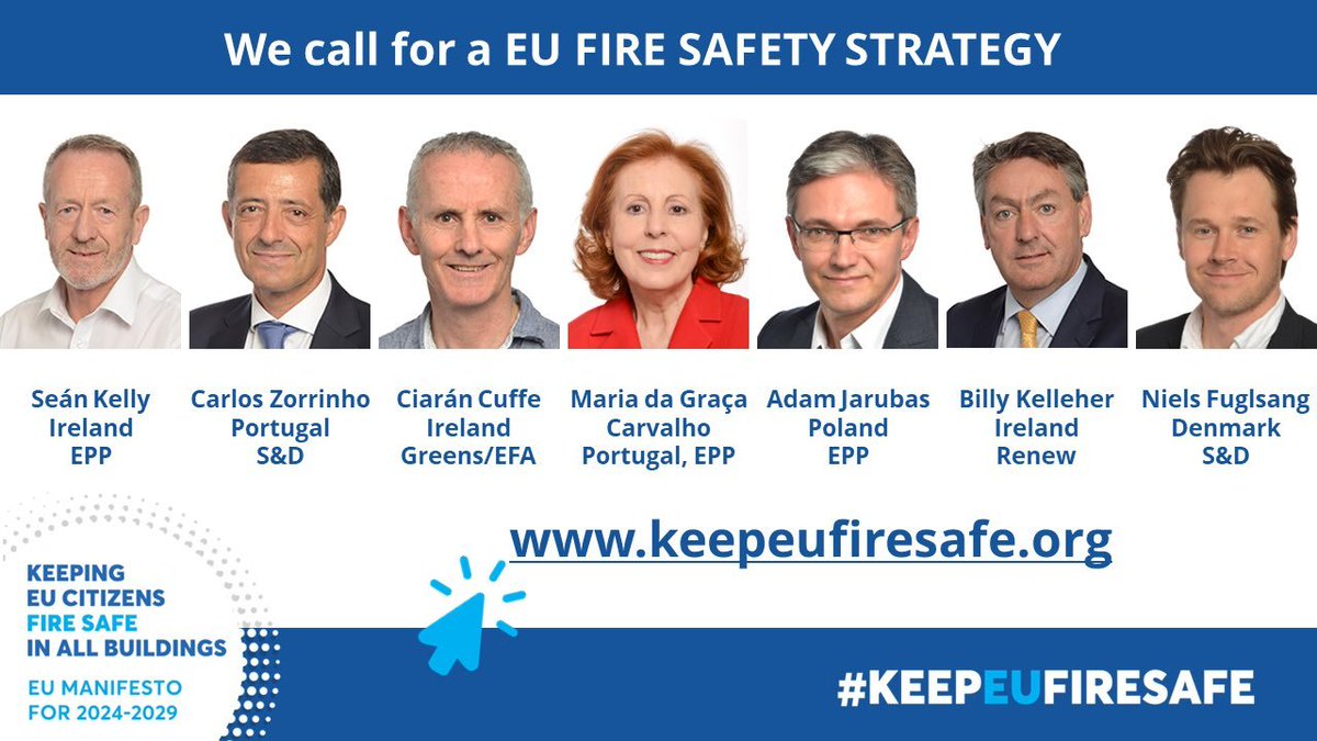 Join the wave of support for #KeepEUFireSafe! MEPs and stakeholders are rallying behind this crucial cause 🔥🧯🏘️

Let's prioritise #FireSafety in buildings for a safer Europe. Read the manifesto and get involved: keepeufiresafe.org 🇪🇺 

#EUelections2024