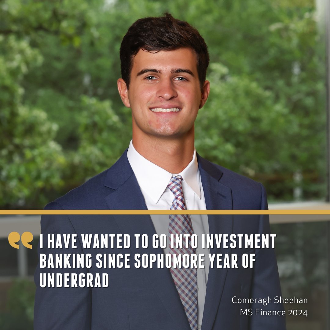 Follow MSF '24 Comeragh Sheehan's strategic path through internships, networking, and participation in extracurricular activities at Vanderbilt's MS Finance program to secure his job in investment banking ⚓: ow.ly/409m50RhEx9 #FinanceCareers #MSFinance