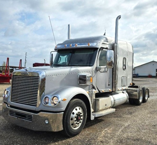 truckvin's tweet photo. The Silver BULLET! Just another, Harrison Built Freightliner Coronado Glider - PURCHASED by AFTB! #truckvin #freightliner #coronado #glider https://t.co/tPRftrtim4