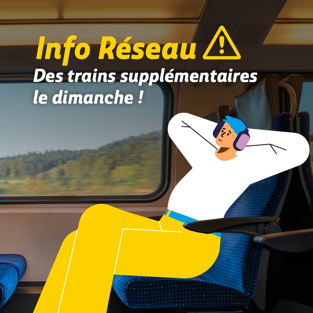 📣 La @RCValdeLoire a mis en place des #trains supplémentaires le week-end. 🧭 Les axes concernés : Tours ➡️ Paris-Austerlitz Orléans ➡️ Paris-Austerlitz Le Mans ➡️ Paris-Montparnasse Réservez ici : bit.ly/49L9Hta