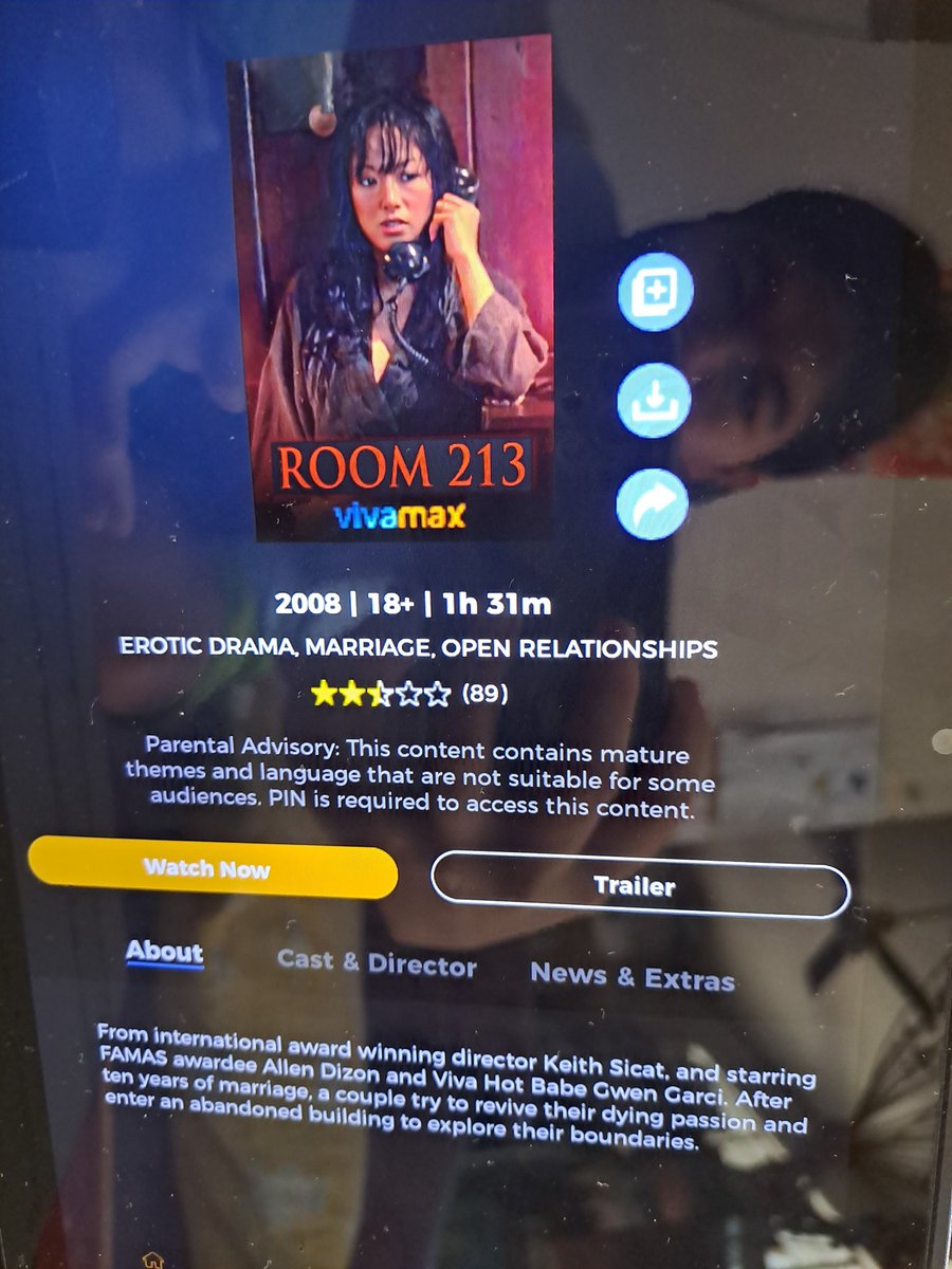 xandz34's tweet image. Watching old movies... 😅

#TwoTimer 
#Room213 

#vivamax #vivamaxph 
#latepost @VivamaxPH