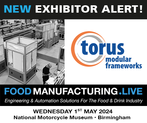 We are delighted to welcome Torus Modular Frameworks to Food Manufacturing Live taking place at the National Motorcycle Museum on 1st May 2024. Find out more here: bit.ly/4aTxatL 
#foodmanufacturinglive #foodmanufacturing #automation #foodindustry #innovation