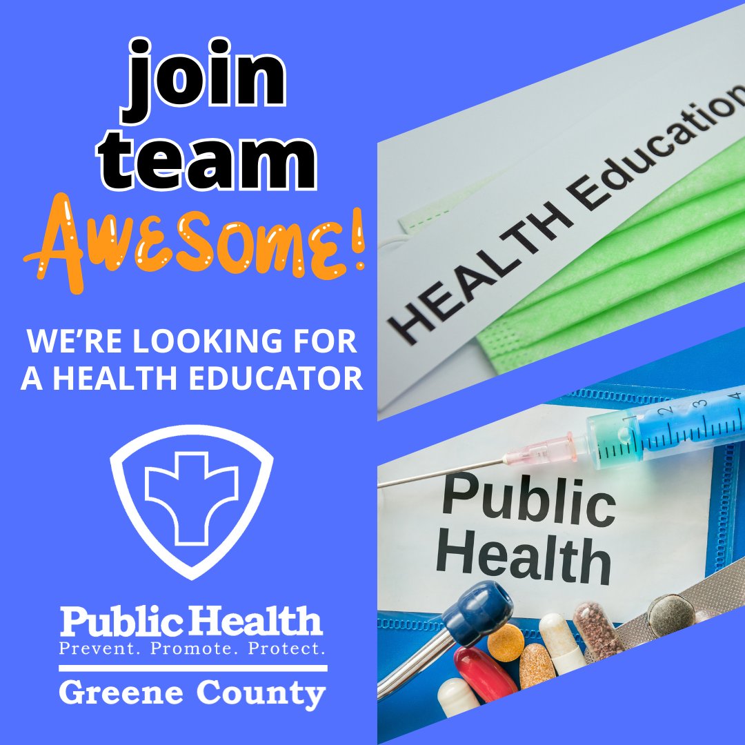 We have a Health Educator position open! Think you're qualified? Check out the link: gcph.bamboohr.com/careers/56