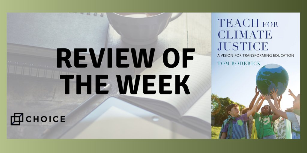 Happy #EarthDay! This #ReviewoftheWeek provides an intersectional, community-driven roadmap for students and educators to engage in #climatejustice in “Teach for Climate Justice” from @Harvard_Ed_Pub: ow.ly/8IHX50Rkamw #EarthMonth
