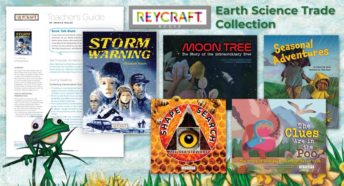 Celebrate #EarthDay with the Reycraft Books Earth Science Collection. Fun, relatable stories help readers understand Earth's natural processes and changes over time and how they touch our lives and our imaginations. Learn more→ hubs.ly/Q02sL69P0