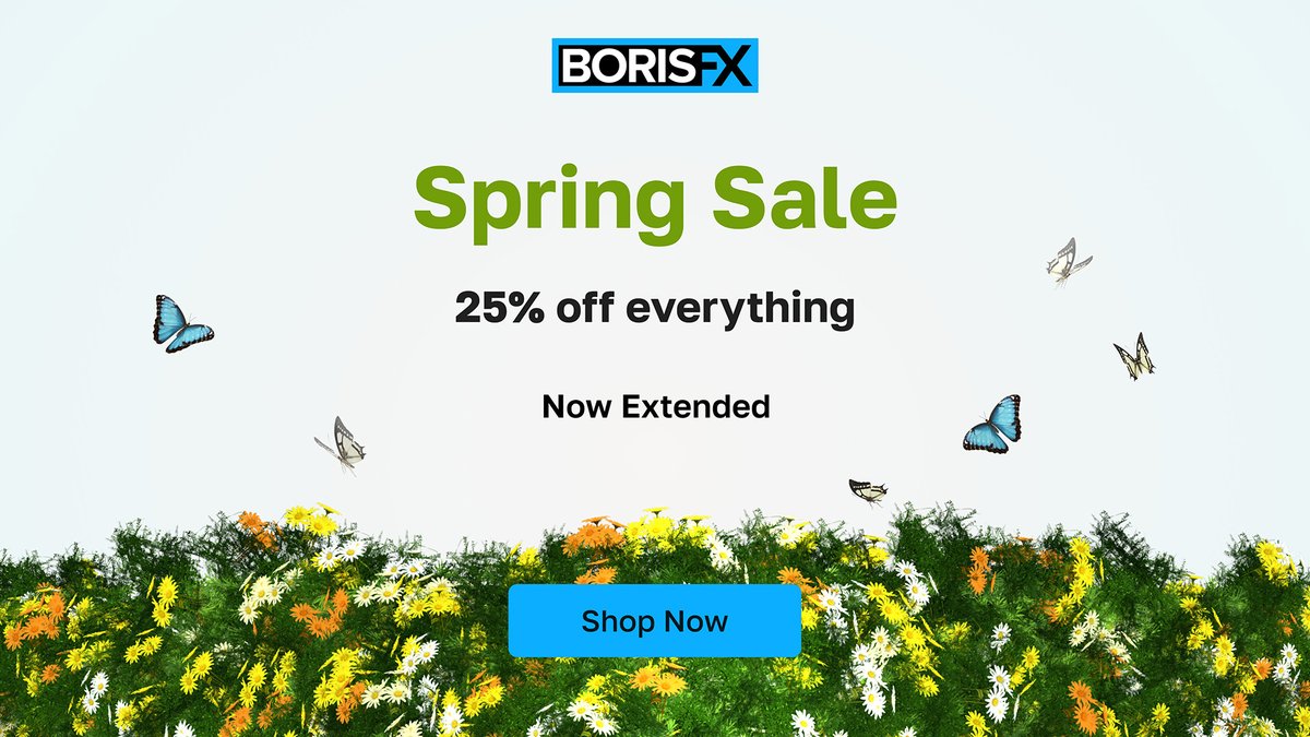 🦋 25% Off | Now Extended

5 More Days to Save!

Get award-winning creative tools for less.
Ends, Friday, April 26th at midnight PDT.

➡️bit.ly/4azUmwM

#VFX #videoediting #filmmaking #contentcreator #adobevideo #avid #foundry #VegasPro #autodeskflame #blackmagicdesign