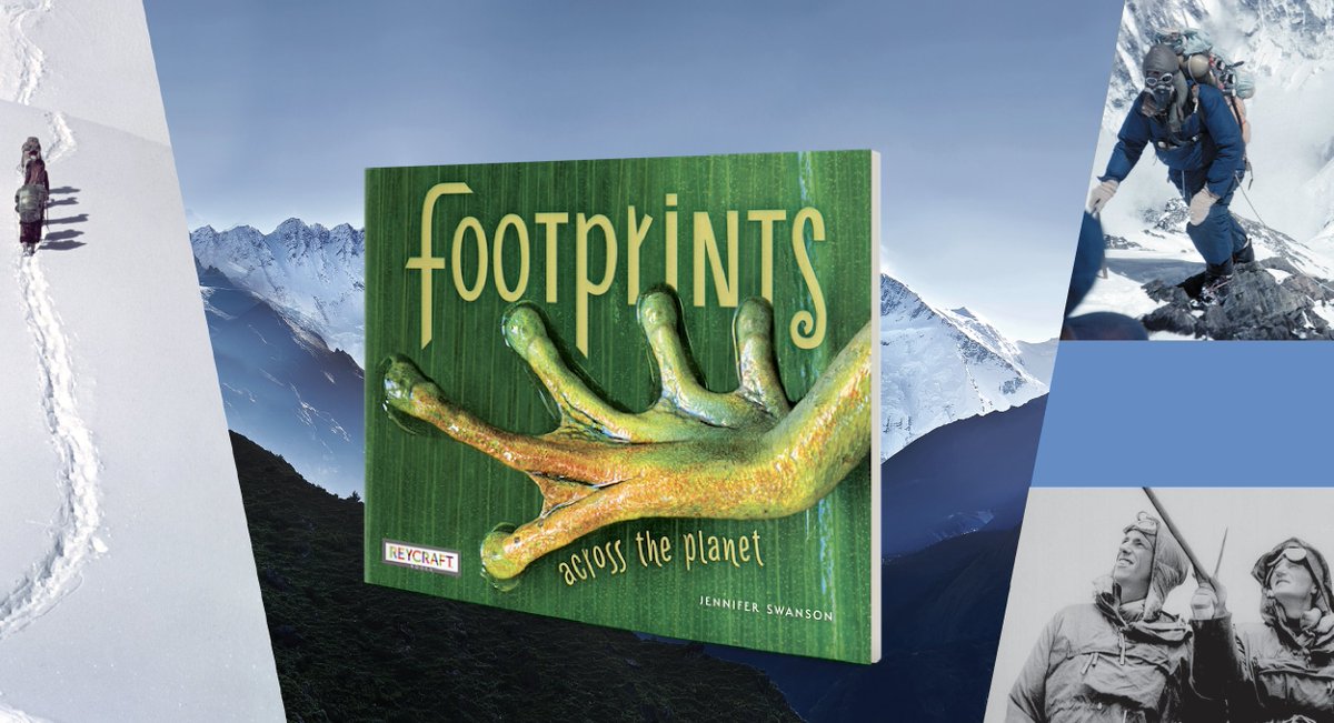 Celebrate #EarthDay with Jennifer Swanson's award-winning ‘Footprints Across the Planet.' Every footprint—from the physical to the digital and the permanent to the fleeting—leaves a mark and a story. Explore them across the globe with your readers. Buy→ hubs.ly/Q02sHMg80