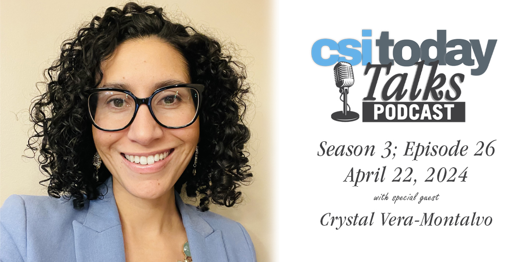 CSI Today Talks returns this week with Director of Community Educational Engagement Crystal Vera-Montalvo. Listen now: ow.ly/Z22r50RkL3X #WeAreCSI #CUNY @CSITodayTalks