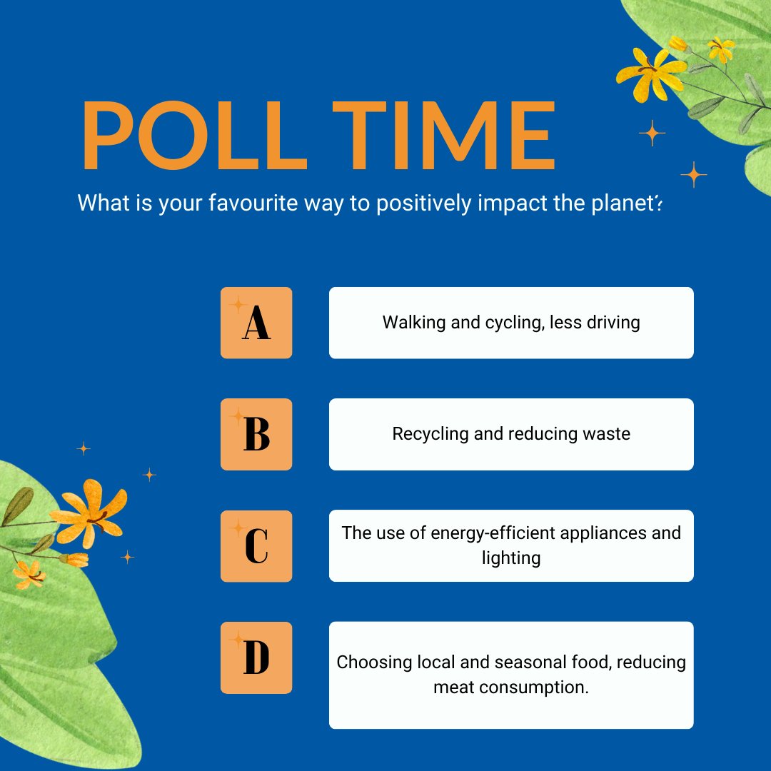 🌱💚  Happy Earth Day! 🌱💚 

🌍🌿 In light of Earth Day, we were wondering what's your favourite way to positively impact the planet?

#EarthDay #GenerationRestoration #UnitedNations