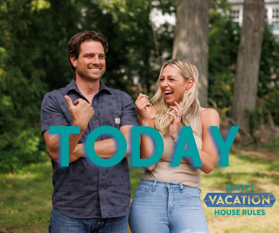 Today's agenda: Cancel all plans and prepare for some serious couch time! The wait is finally over as the new season of #ScottsVacationHouseRules premieres tonight on @hgtvcanada🙌