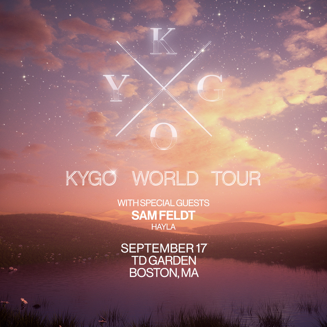 JUST ANNOUNCED: @KygoMusic is coming to TD Garden with special guests @SamFeldtMusic and Hayla on September 17! Access presale tickets starting April 25 at 10am with code ITAINTME. Tickets go on sale to the general public April 26 at 10am.