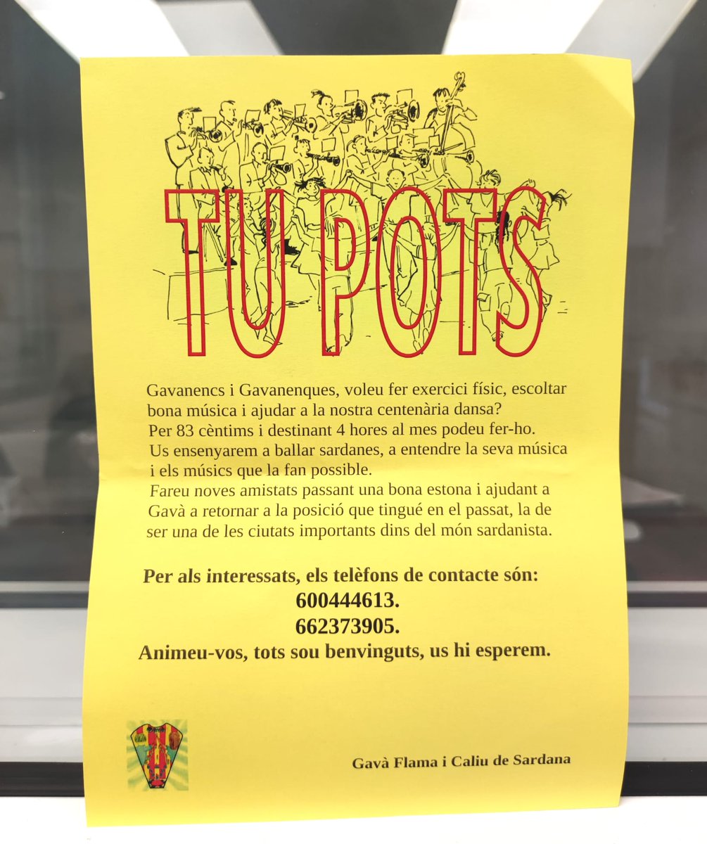 Gavà Flama i Caliu es renova i vol potenciar el ball de la sardana a la ciutat. Montserrat Bonich, la nova presidenta, ens ha visitat per explicar-nos el seu projecte. 

Escolteu i, si us ve de gust, balleu: 
radiogava.cat/programs/gavam…