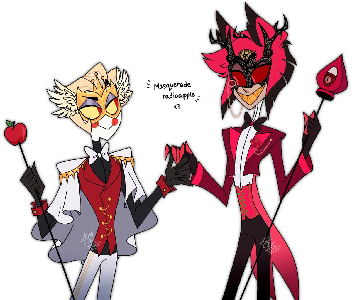 Coonty masquerade radioapple ♥️
#HazbinHotel #HazbinHotelFanart #radioapple #appleradio #LuciferHazbinHotel #alastorhazbinhotel #LuciferxAlastor