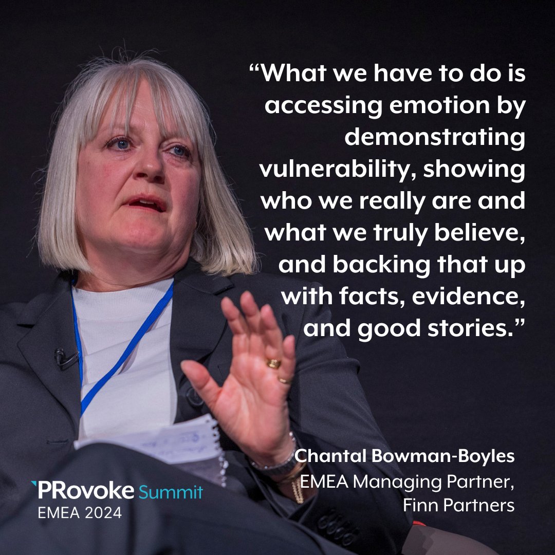 At the #PRovokeEMEA Summit in London last week, speakers discussed why “communications with heart” is even more critical in challenging times. bit.ly/3vYZwmR