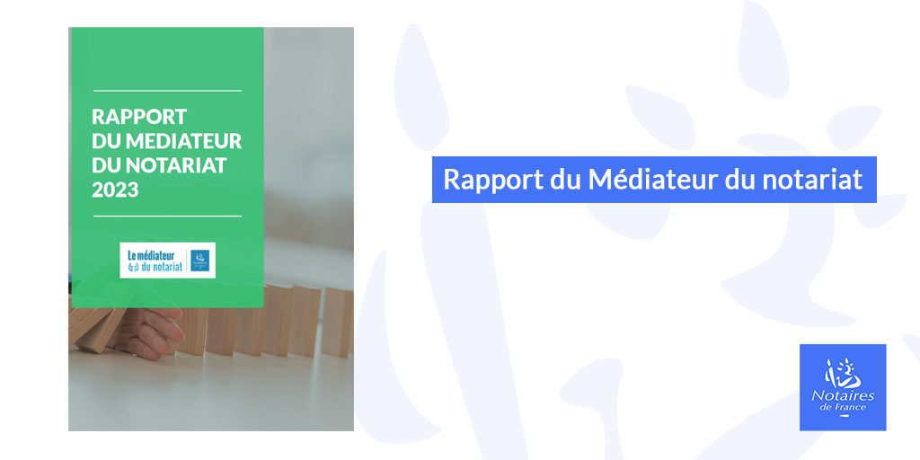 Rapport du #médiateur du notariat 2023 : un retour à la normale du nombre de saisines. En 2023, Le Médiateur de la consommation du #notariat a été saisi de 1394 conflits, soit 1517 conflits de moins qu’en 2022 (-52%). Retrouvez l'analyse du Médiateur sur mediateur-notariat.notaires.fr/wp-content/upl…