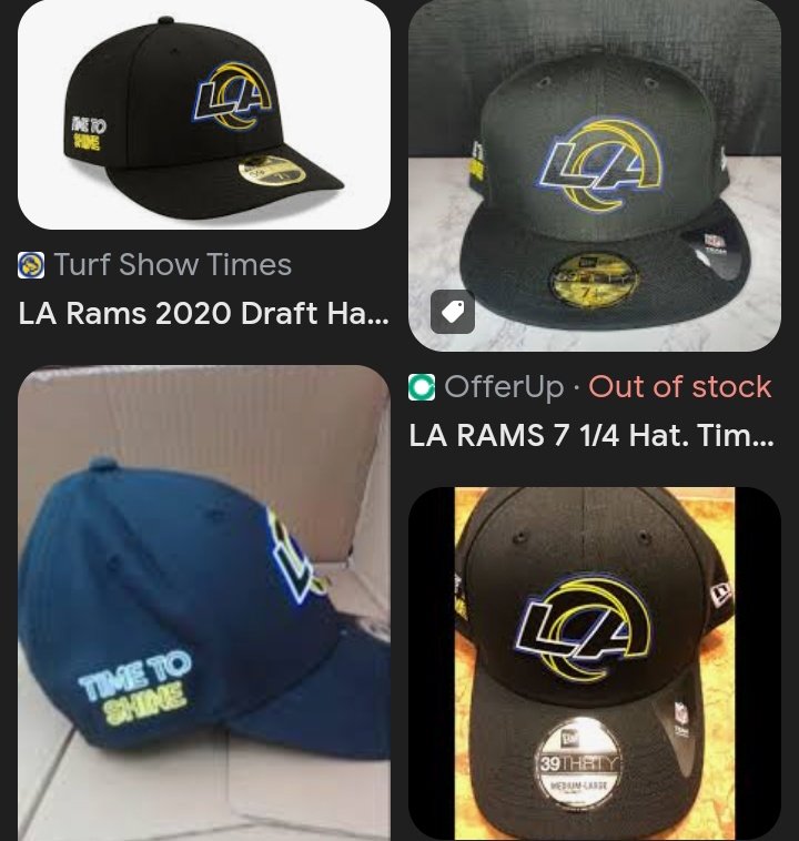 @LosAngelesRam91 Let's not forget though this was a draft hat option or prototype for 2020 draft. My buddy hits more than he misses with his sources  #timetoshine