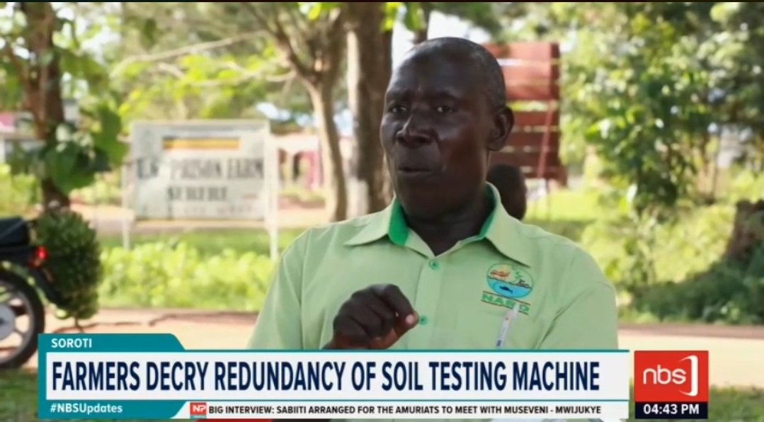 Farmers in the Serere have raised concern over the limited impact of the NASA Research Institute (NASA RI) and the redundancy of a soil testing machine that was meant to boost agricultural production. 

@eddy_enuru

#NBSUpdates #NBSAt430