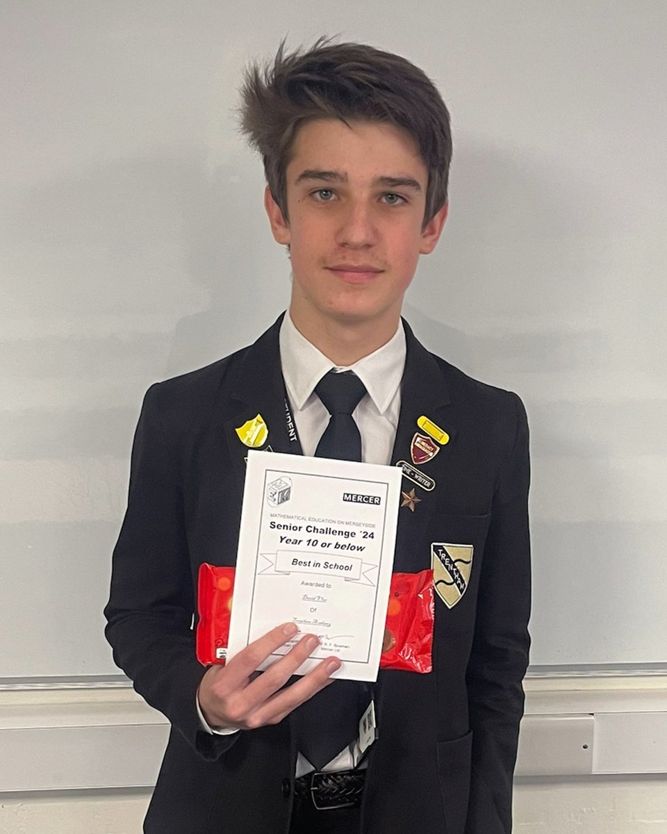 Trentham Academy (@trenthamacademy) on Twitter photo πβ¨ Congrats to Katie and David, who've been awarded Best in School for the MEM Maths Challenge & Senior Challenge, respectively. πWith 1300+ entries for the Challenge and nearly 700 for the Senior Challenge, the competition was fierce; well done to all who participated! ππ’ πβ¨ Congrats to Katie and David, who've been awarded Best in School for the MEM Maths Challenge & Senior Challenge, respectively. πWith 1300+ entries for the Challenge and nearly 700 for the Senior Challenge, the competition was fierce; well done to all who participated! ππ’