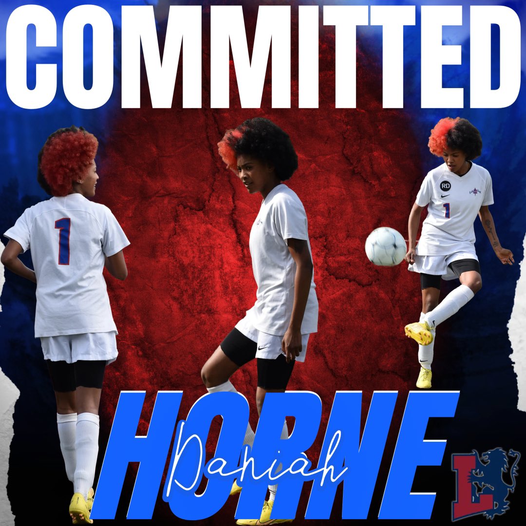 ⚽️‼️DANIAH HORNE‼️⚽️
DANIAH signs with Lyon College TODAY in the PAC at 9:00 a.m.‼️