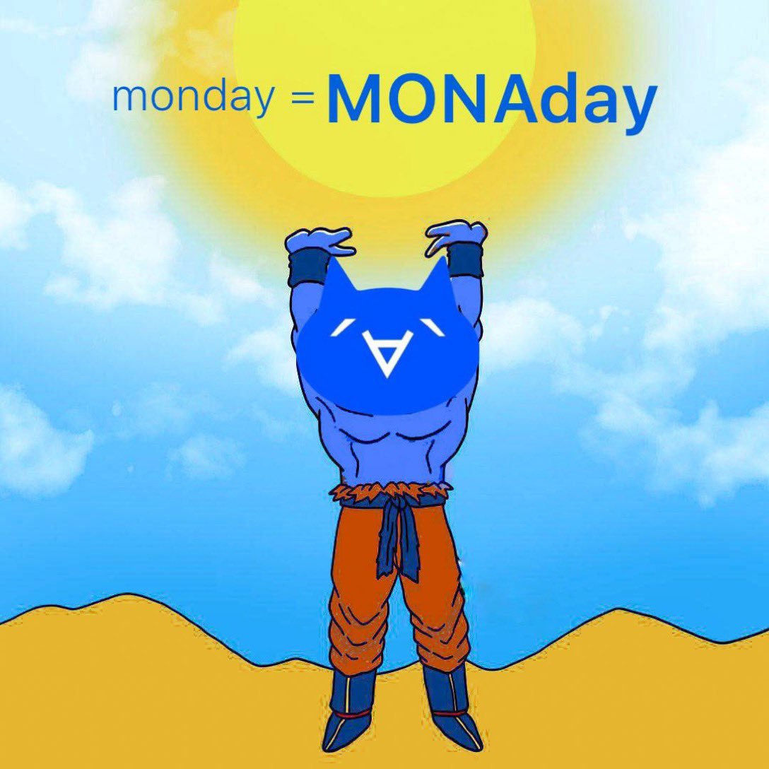 $MONA is so back on X 😽🔵

Can we start a petition to change Monday to #MonaDay? 😼

#MonaCoin #BaseChain