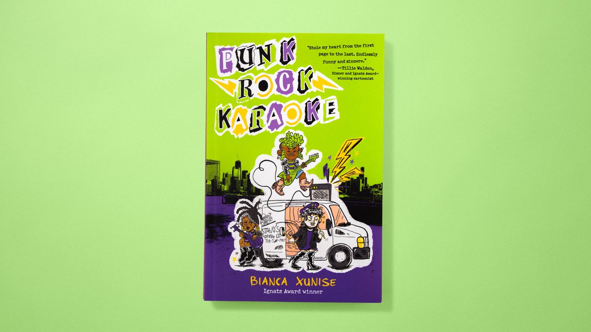 Happy #BookBirthday Bianca Xunise! Punk Rock Karaoke is on shelves today 🎸