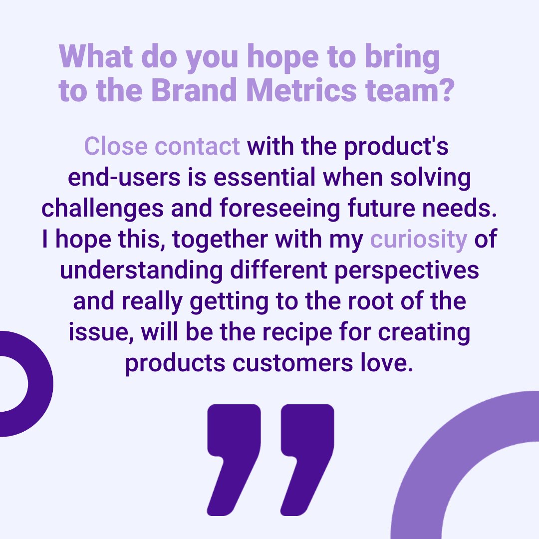 Meet Viktoria Österby! 
Not only is Viktoria next in line for our series metrics mind, she's also back from her parental leave. AND not just back, but back in a new role as Product Manager! 

Read more about Viktoria and her role below 🤗