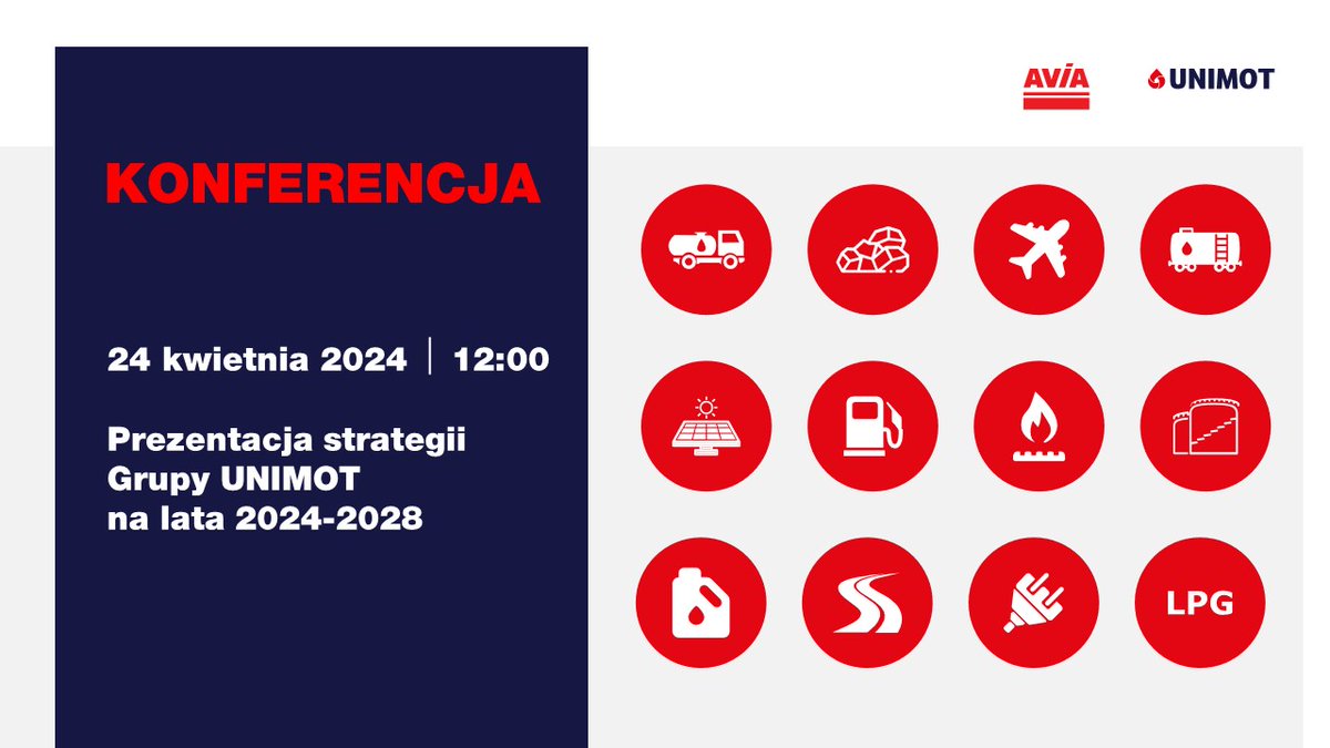 unimot_sa's tweet image. Zapraszamy na prezentację Strategii Grupy UNIMOT na lata 2024-2028 📊📄 

Szczegóły w poniższym linku ⬇️⬇️⬇️
unimot.pl/aktualnosci/sp…
