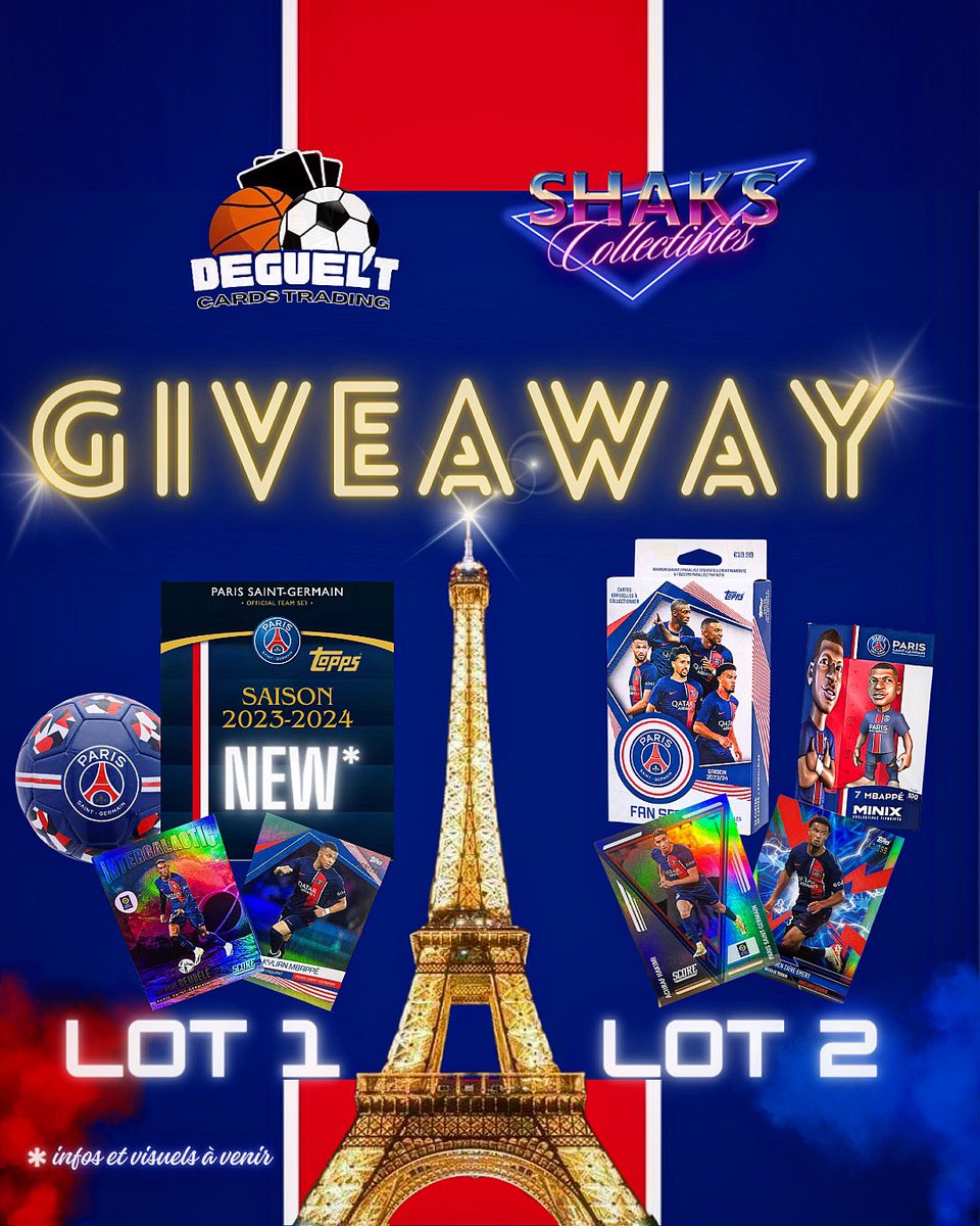 Shaks_Co's tweet photo. 🎁 GIVEAWAY 🎁

➡️ Viens participer au Giveaway special 1/2 Final de LDC sur Insta ⬇️

https://t.co/i3ifH6Wj8g https://t.co/6AGAZ8FDMu