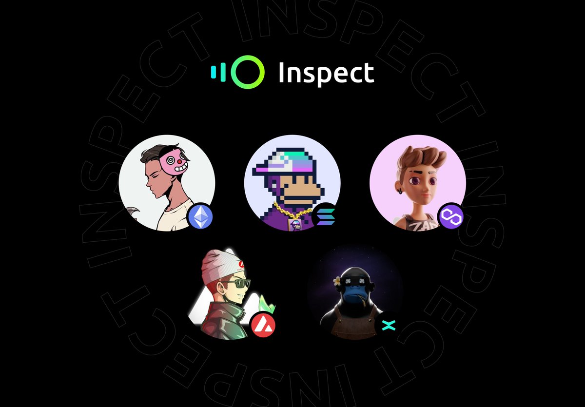 Inspect (@inspectxyz) on Twitter photo As we welcome <a href="/MultiversX/">Multiversᕽ</a> to our platform, joining <a href="/solana/">Solana</a>, <a href="/ethereum/">Ethereum.org</a>, <a href="/0xPolygon/">Polygon</a>, and <a href="/avax/">Avalanche🔺</a> Inspect now tracks and provides analytics for five dynamic ecosystems.
This addition furthers our mission of creating an interconnected Web3, making it more inclusive and accessible. As we welcome <a href="/MultiversX/">Multiversᕽ</a> to our platform, joining <a href="/solana/">Solana</a>, <a href="/ethereum/">Ethereum.org</a>, <a href="/0xPolygon/">Polygon</a>, and <a href="/avax/">Avalanche🔺</a> Inspect now tracks and provides analytics for five dynamic ecosystems.
This addition furthers our mission of creating an interconnected Web3, making it more inclusive and accessible.