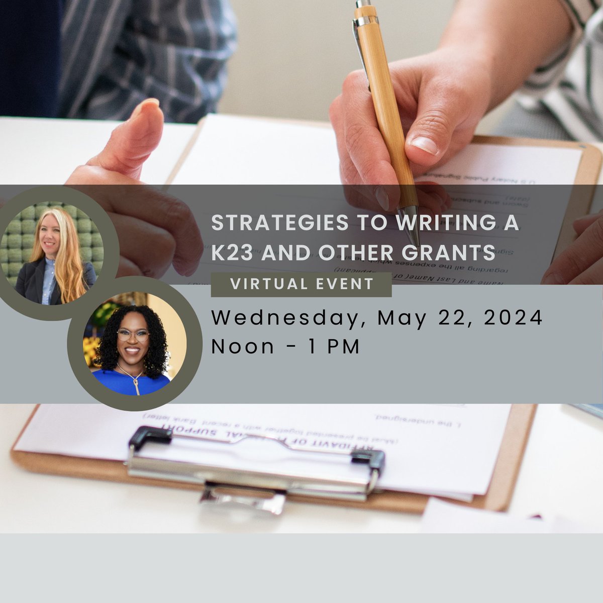 SNRS Members: Don't Miss Out! Join Katherine Britt and Kalisha Bond Johnson as they share their experiences and tips for writing NIH and other grants. 📱Log in to your member portal for details and registration: snrs.org/#