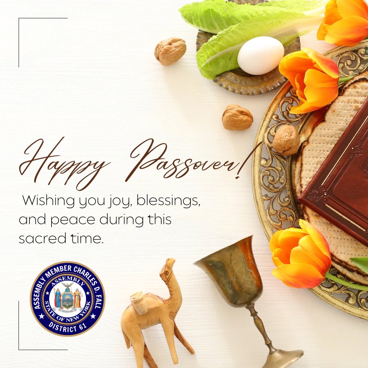 Extending warm wishes for peace, joy, and renewal to all observing Passover. May your Seder be filled with meaningful stories and cherished moments. Chag Pesach Sameach! #District61