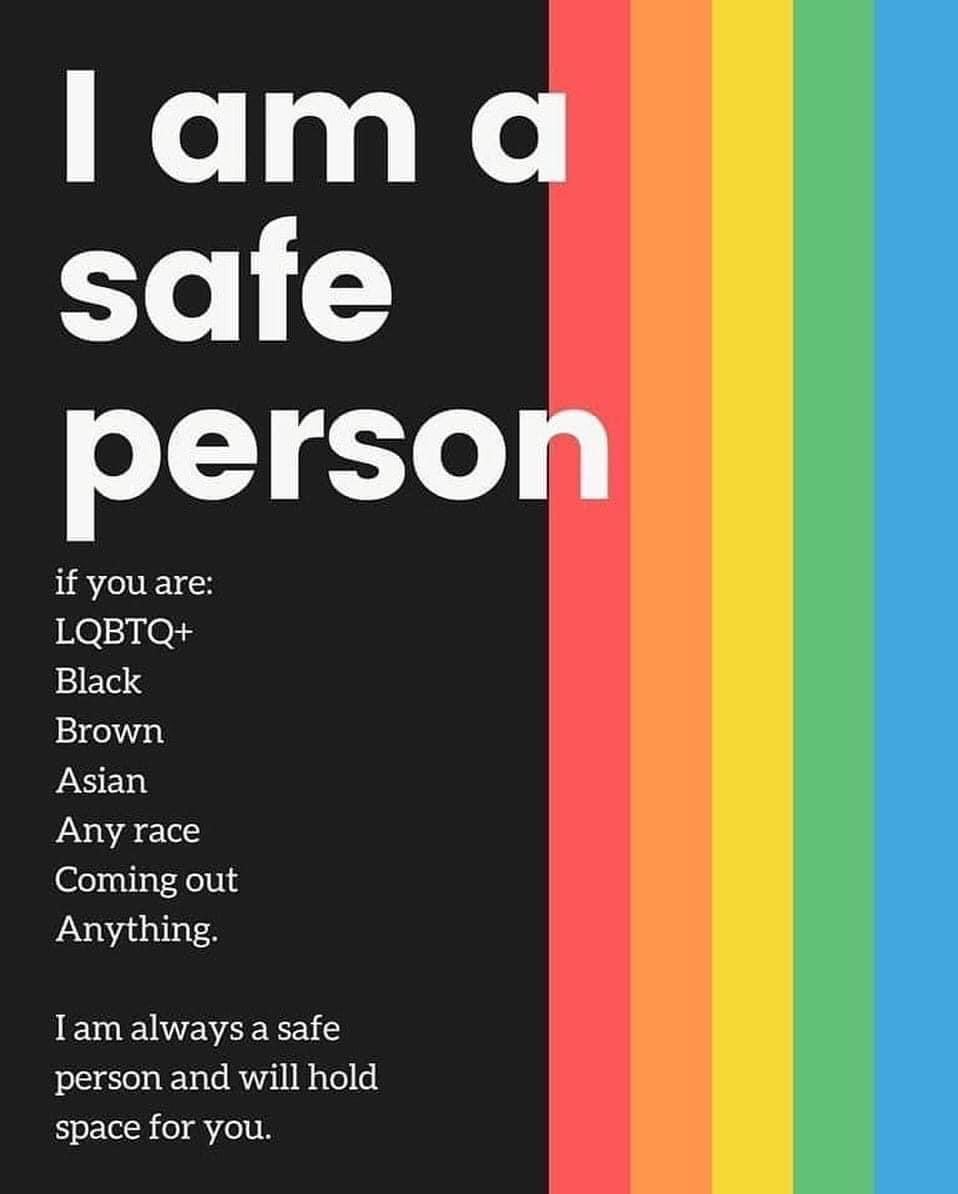 I am a safe person.