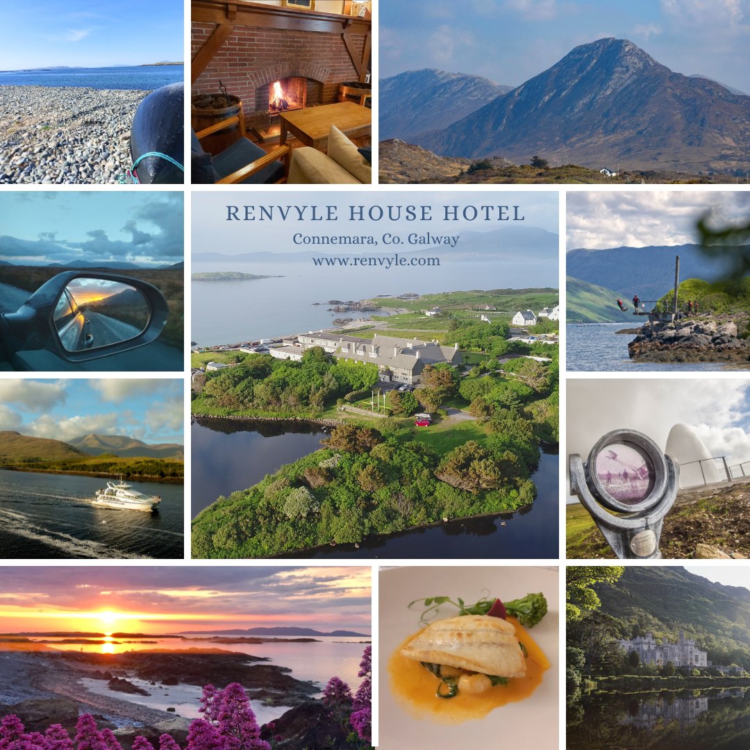 #RenvyleHouse is a relaxing base from which to explore #Connemara from. A warm welcome, delicious food and comfortable beds await you. T: 095 46100 - renvyle.com Some places to visit while you're here... @KillaryCruises @Kylemore @ConnemaraNP @ConnemaraIe