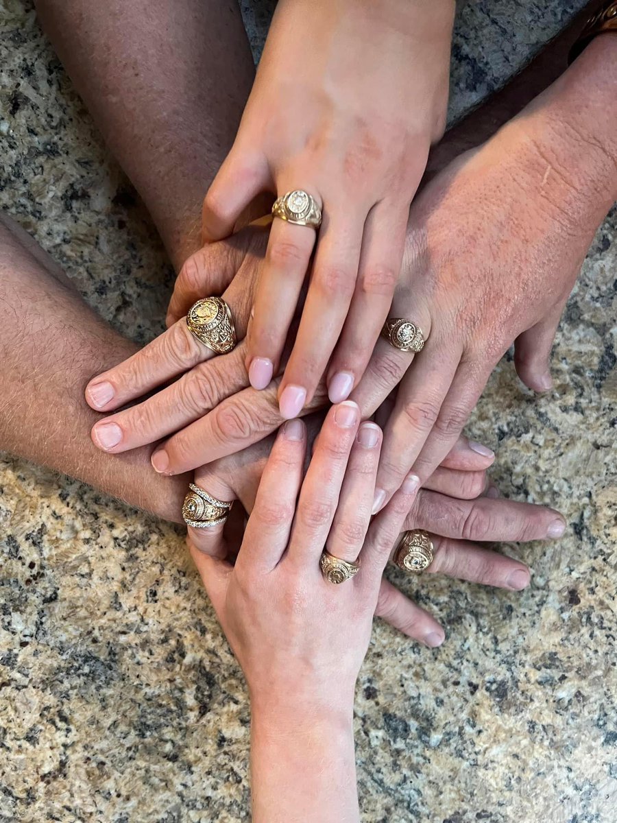 JondTrill's tweet photo. @macandcube Only one Ring matters, these are just a few in my immediate Family, from Ring Dunk last weekend, The Cult Goes On FOREVER #AggieRing https://t.co/q0KjlStVx3