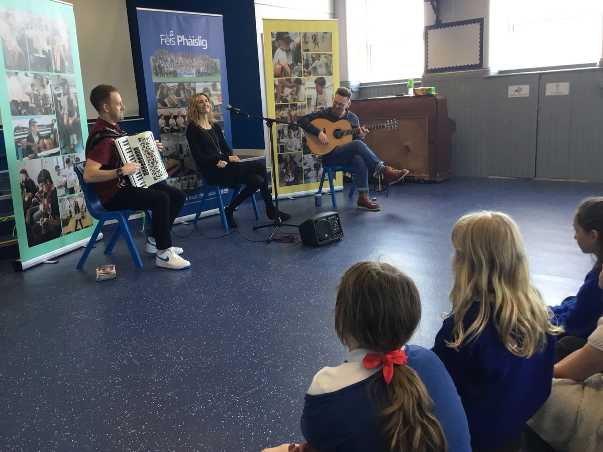 We had a lovely visit from <a href="/feisphaislig/">Fèis Phàislig</a> today. The pupils enjoyed learning some new songs and a little more Scots Gaelic.