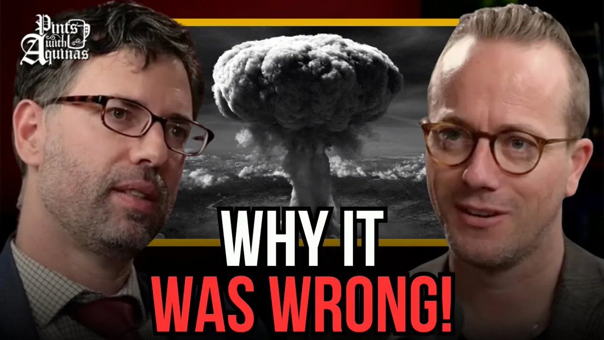 Today in response to Jeremy Boreing saying that anyone who thinks it was Evil to drop the bomb hates America I went back and found an older segment where a Catholic Moral philosopher, Alex Plato, breaks down Elizabeth Anscombe's thought and argument for why the A-Bomb is…