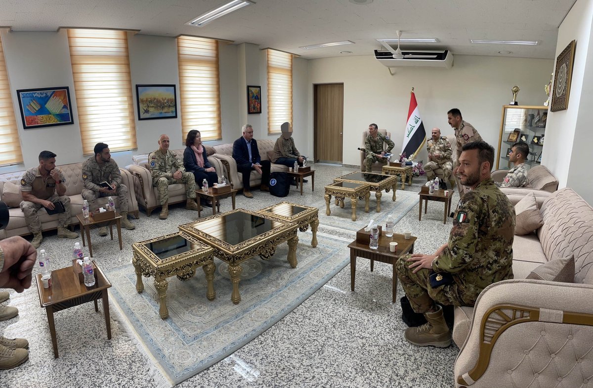 On 21st April NMI PSE and MAD advisors visited the Iraqi Air Force College (AFC) to continue the momentum of engaging AFC in advisory activities, and give information about NMI’s strategy to support the AFC and the upcoming advisory workshops. #workingtogether4iraq #WeAreNMI