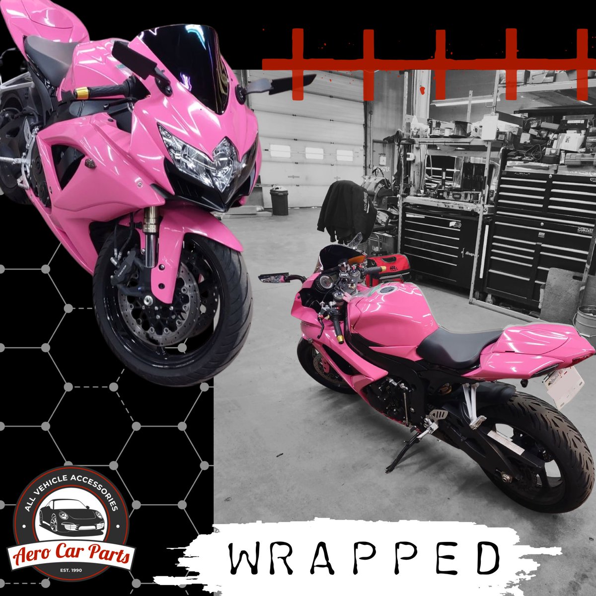 —> Wrapped

Full bike color change wrap done at Aero Car Parts.

What else can we wrap? 

#yegbikes #aerocarparts #edmontonbikers #yegbike #yegsmallbusiness #edmontonstreets #driveyeg