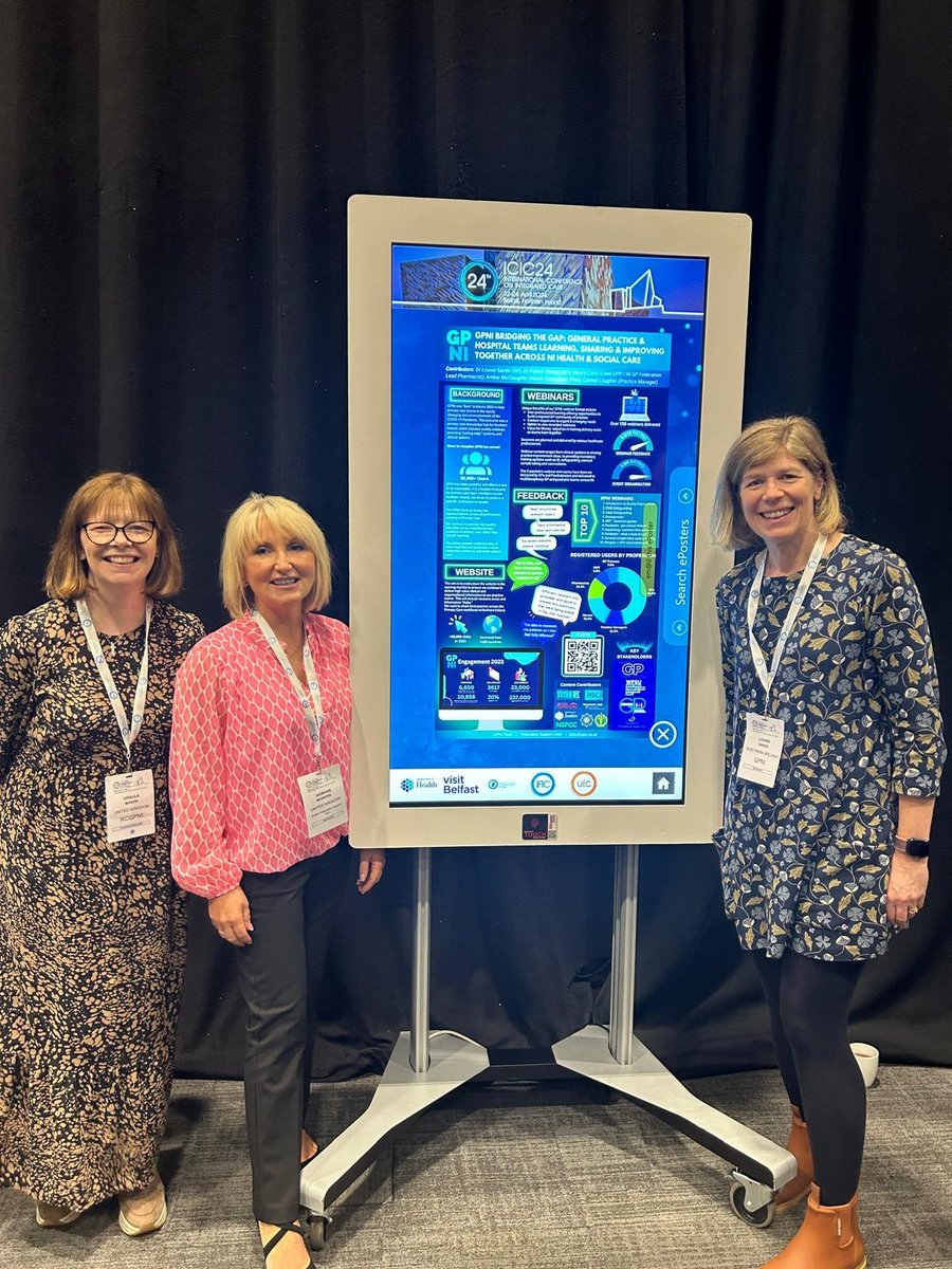 So proud of our team who were successful in their bids to present at the International Conference on Integrated Care over the next couple of days. We are showcasing the amazing GPNI, General Practice Elective Care service and the Practice Improvement and Crisis Response Team 🙌🏻