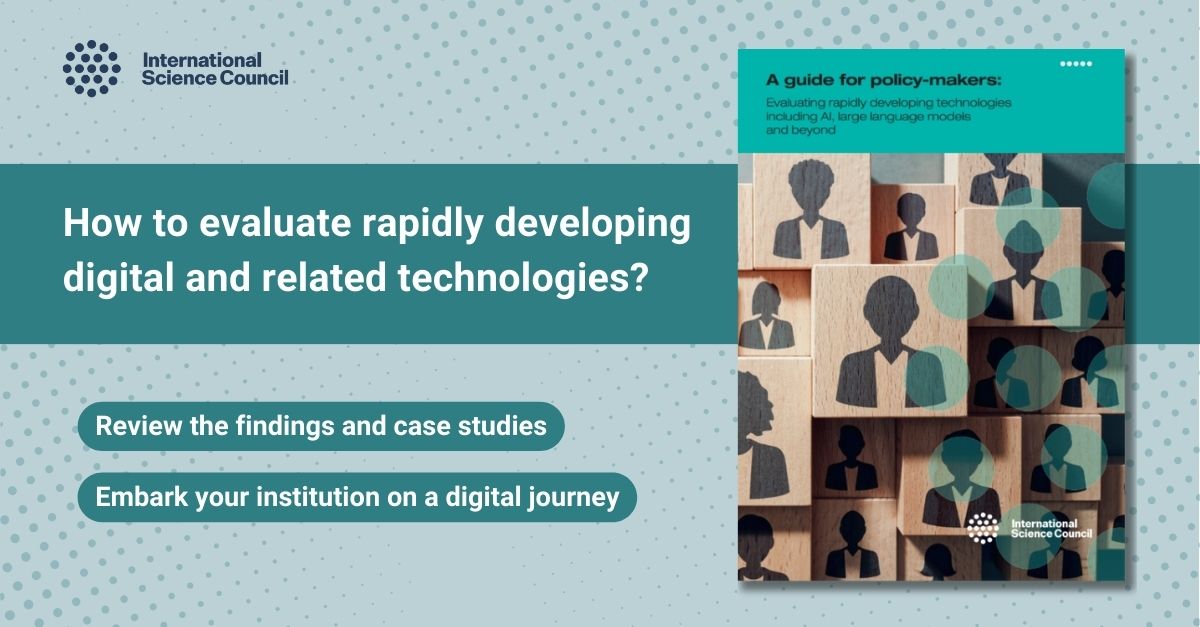 🆕#paper: As part of #Digital Month at the ISC, we're launching an updated version of our framework to evaluate #AI and rapidly developing digital technologies.

It is designed to guide policymakers amid global and national discussions on AI. 

➡️council.science/current/blog/u…