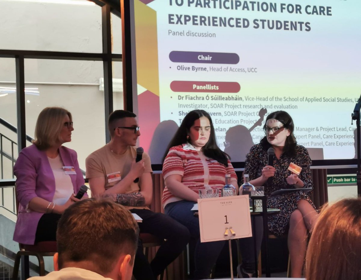 Care Experienced Experts @KerenLeary+Jamie Adams give a brilliant overview of the barriers to higher education 4 young people leaving care. Their recommendations include more flexibility in Aftercare Services, accommodation support for care-leavers that need it+clear signposting.