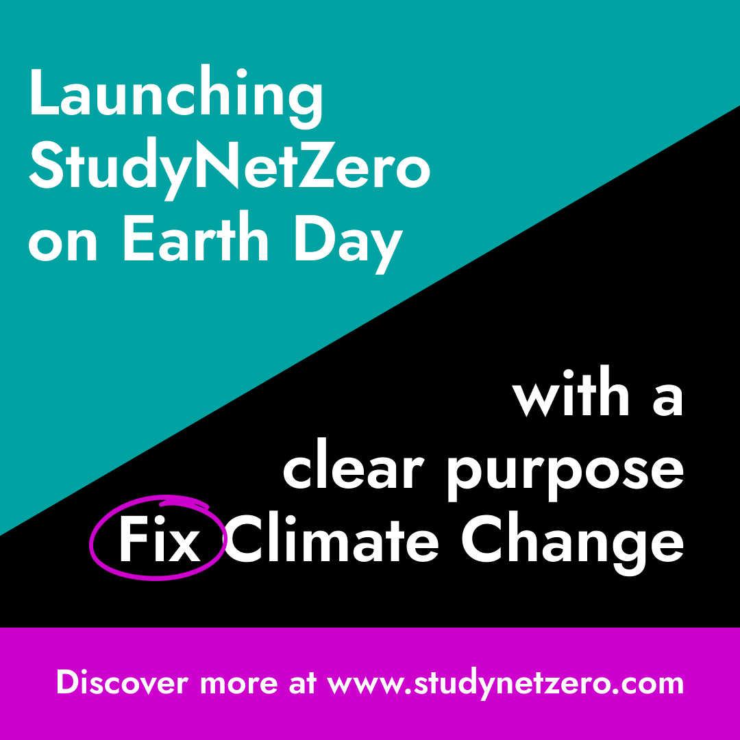 🚀 Introducing StudyNetZero on this 🌍 #EarthDay!
We empower students to choose institutions genuinely committed to climate action
Our purpose: #FixClimateChange 🌱
Explore the 1% of institutions that care at studynetzero.com 🎓
#StudyGreen #ClimateAction #StudyNetZero