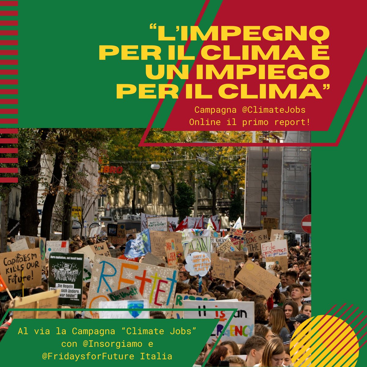 Al via la prima campagna italiana sui #climatejobs di @fffitalia e @CoiGkn, per una transizione che coniughi #sostenibilità, #giustiziasociale e #occupazione. Disponibile su sbilanciamoci.info il primo report sulla #mobilitàsostenibile e la produzione di #autobus pubblici.