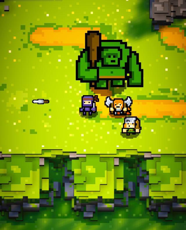 How do we feel about different pixel scales when they are multiples of each other? Found that the backdrop in my game works much better when it’s at 2x pixel scale vs the characters. Unsure about bosses. Any opinions? #pixelart #gameart #gamedev