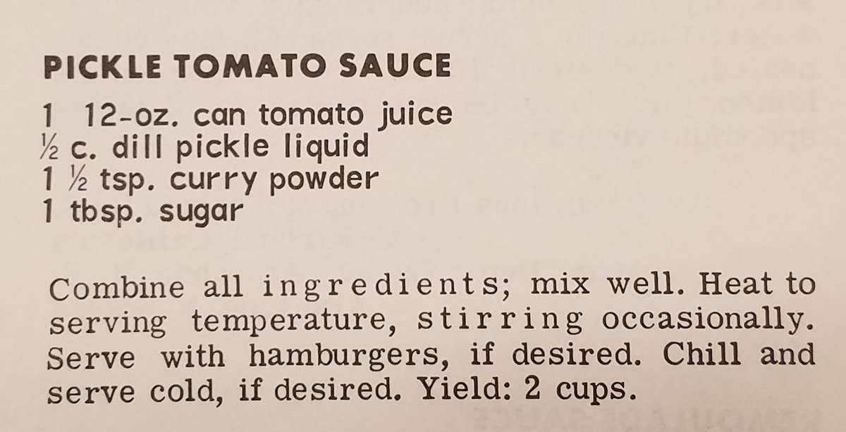 Pickle Tomato Sauce -- 1960s

#oldrecipe #tomatoes #sauce
#1960srecipe #1960sfood #sugar 
#PickleTomatoSauce #hamburger