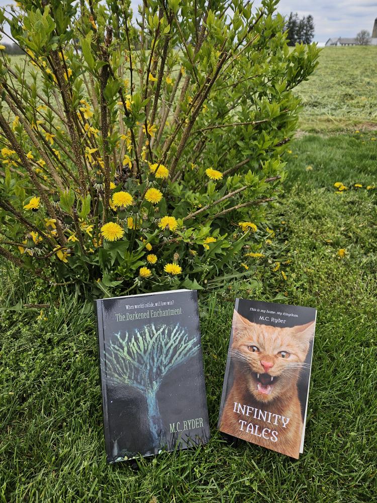 The proof copies have arrived!

#TheDarkenedEnchantment
#InfinityTales

'Pardon the weeds. I'm feeding the bees.'

#proofreading 
#indieauthor
#books