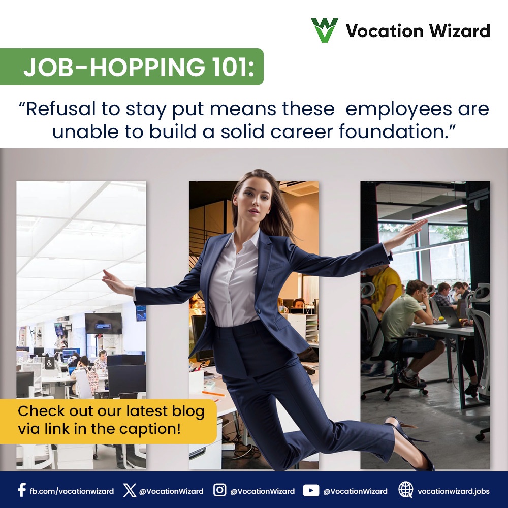 #MotivationMonday They say, when you keep job-hopping, you’re like “a rolling stone which gathers no moss.” BUT with focus, drive, and effort — you can overcome being a rolling stone!💪🏼 Learn more on our latest blog ⤵️ vocationwizard.jobs/blog-post/58/C… #JobMatters #JobOpportunities