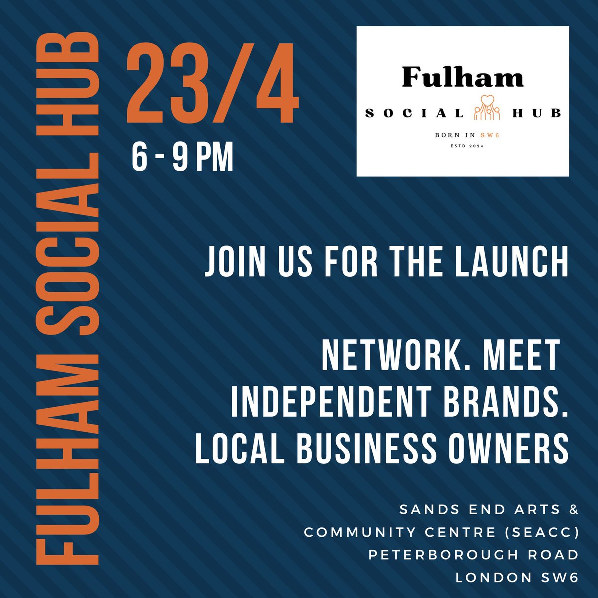 Urban Village LDN (@villageldn) on Twitter photo 80 attendees (& rising!) for the launch of Fulham Social Hub tomorrow <a href="/SeaccFulham/">SEACCFulham</a> looking forward to meeting Fulham owned businesses, SW6 entrepreneurs showcasing their products & residents. Tickets only £5 see you there? #Fulham #SupportLocal #Community eventbrite.co.uk/e/fulham-socia… 80 attendees (& rising!) for the launch of Fulham Social Hub tomorrow <a href="/SeaccFulham/">SEACCFulham</a> looking forward to meeting Fulham owned businesses, SW6 entrepreneurs showcasing their products & residents. Tickets only £5 see you there? #Fulham #SupportLocal #Community eventbrite.co.uk/e/fulham-socia…