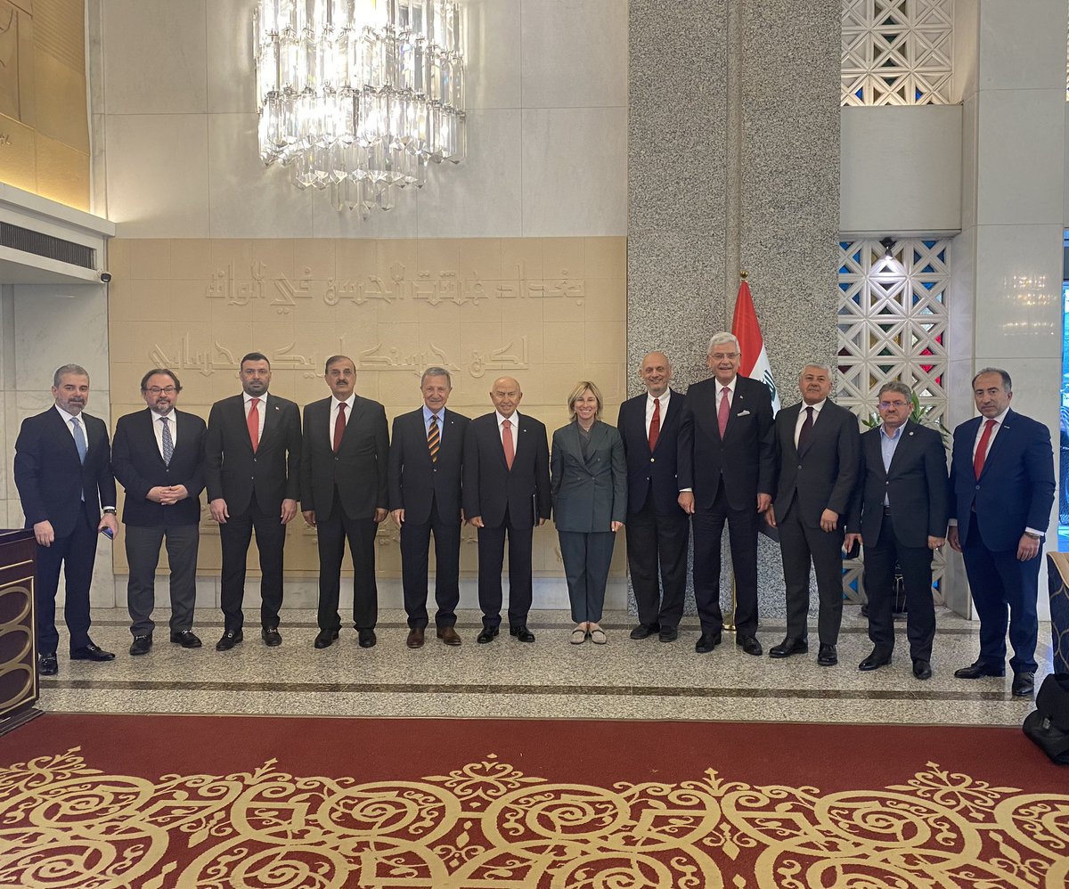 Sn Cumhurbaşkanımızın Bağdat’a gerçekleştirdiği resmi ziyarette kendisine Türk iş dünyası temsilcileri olarak eşlik ettik. 🇹🇷🤝🇮🇶 @limaksirketlergrubu